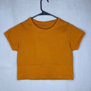 Offline By Aerie Seamless Orange Cropped T-Shirt